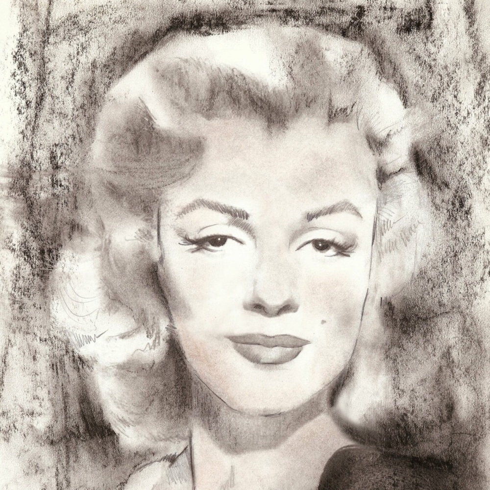 MARILYN print 8 x 10 by Connie Troupe